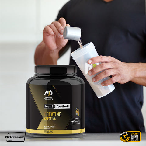 Creatine Creapure® NutriFootball Athletic Aliments Soccer supplements football training and nutrition