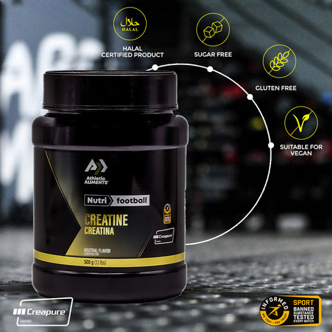 Creatine Creapure® NutriFootball Athletic Aliments Soccer supplements & football nutrition