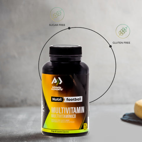 Multivitamin NutriFootball Athletic Aliments Soccer supplements football training and nutrition