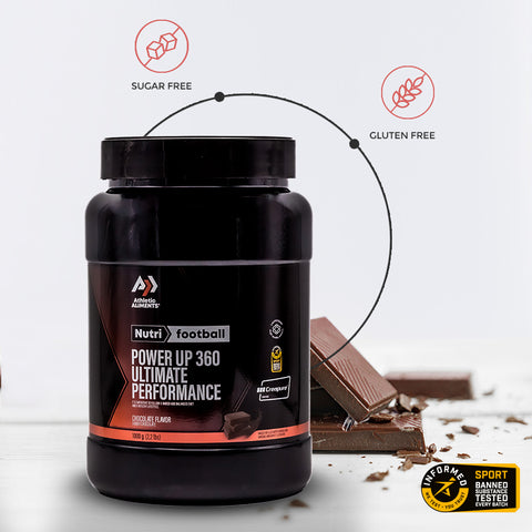 PowerUp 360 NutriFootball Athletic Aliments Soccer supplements & football nutrition