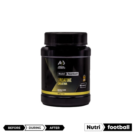Creatine Creapure® Neutral 500 Gr NutriFootball Athletic Aliments Soccer supplements & football nutrition