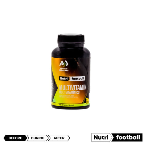 Multivitamin 90 Capsules NutriFootball Athletic Aliments Soccer supplements football training and nutrition