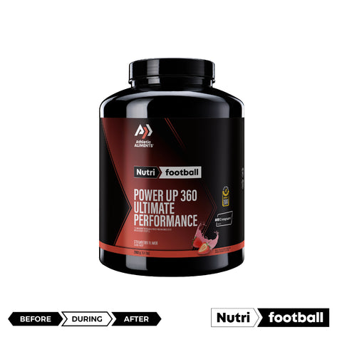 PowerUp 360 Strawberry 2000 Gr NutriFootball Athletic Aliments Glutamina Performance Rendimiento From Athletes For Athletes